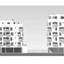 Projecte bàsic per a un edifici d'habitatges a Sant Adrià del Besós, Barcelona.