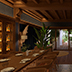 Restaurant Croak's Garden Roca Petita, Riudellots de la Selva. Design d’intérieur