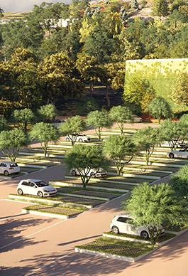 Teià Sant Berger Vialitat i Aparcament