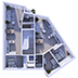 Immeuble d'appartements dans le quartier de Poblenou à Barcelone. Projet préliminaire