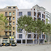 Immeuble d'appartements dans le quartier de Poblenou à Barcelone. Projet préliminaire