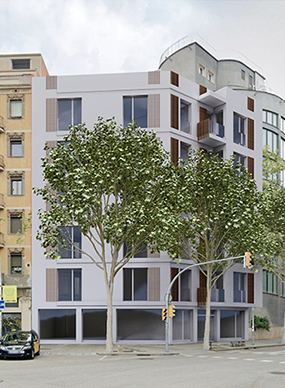 Immeuble appartements Barcelone